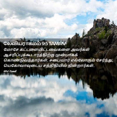 Picture 02 - லேவியராகமம் 9:5 TAMIRV - மோசே - Bible Verse Picture
