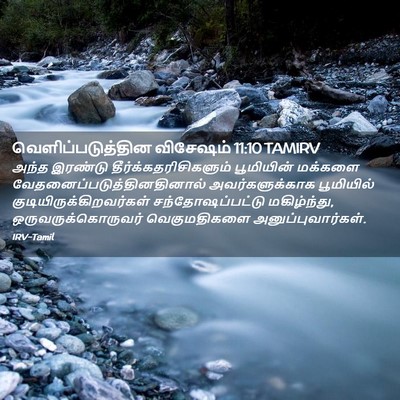 Picture 02 - வெளிப்படுத்தின விசேஷம் 11:10 TAMIRV - அந்த இரண்டு - Bible Verse Picture