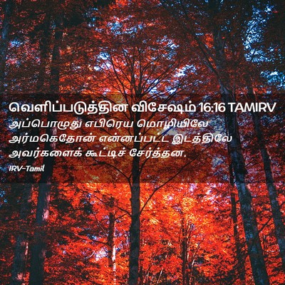 Picture 02 - வெளிப்படுத்தின விசேஷம் 16:16 TAMIRV - அப்பொழுது எபிரெய - Bible Verse Picture