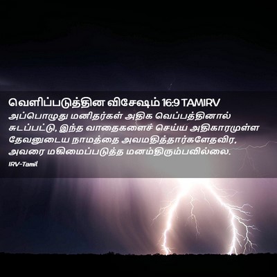 Picture 02 - வெளிப்படுத்தின விசேஷம் 16:9 TAMIRV - அப்பொழுது - Bible Verse Picture