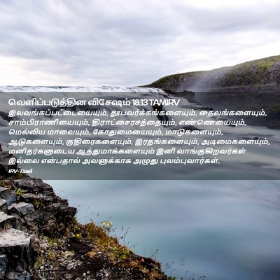 Picture 02 - வெளிப்படுத்தின விசேஷம் 18:13 TAMIRV -  - Bible Verse Picture