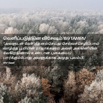 Picture 02 - வெளிப்படுத்தின விசேஷம் 18:9 TAMIRV - “அவளுடன் - Bible Verse Picture