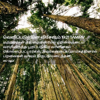 Picture 02 - வெளிப்படுத்தின விசேஷம் 19:21 TAMIRV - மற்றவர்கள் - Bible Verse Picture