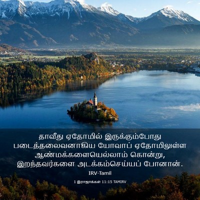 Picture 03 - 1 இராஜாக்கள் 11:15 TAMIRV - தாவீது ஏதோமில் - Bible Verse Picture