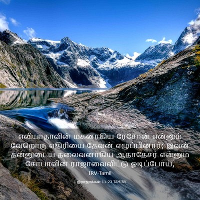 Picture 03 - 1 இராஜாக்கள் 11:23 TAMIRV - எலியாதாவின் - Bible Verse Picture