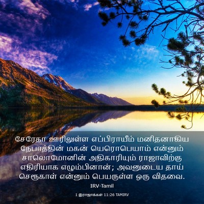 Picture 03 - 1 இராஜாக்கள் 11:26 TAMIRV - சேரேதா ஊரிலுள்ள - Bible Verse Picture