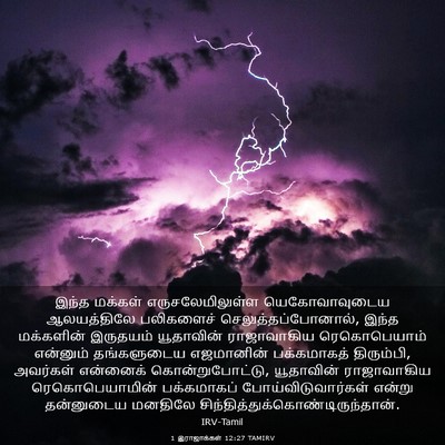 Picture 03 - 1 இராஜாக்கள் 12:27 TAMIRV - இந்த மக்கள் - Bible Verse Picture