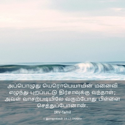 Picture 03 - 1 இராஜாக்கள் 14:17 TAMIRV - அப்பொழுது - Bible Verse Picture