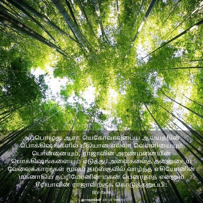 Picture 03 - 1 இராஜாக்கள் 15:18 TAMIRV - அப்பொழுது ஆசா - Bible Verse Picture
