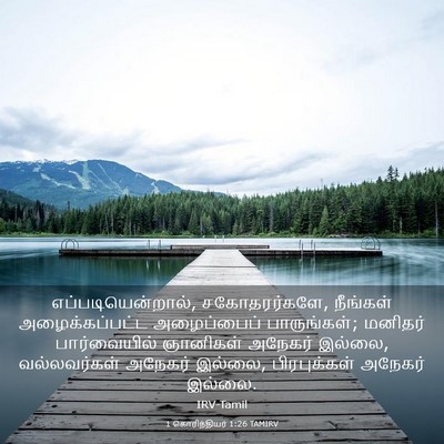 Picture 03 - 1 கொரிந்தியர் 1:26 TAMIRV - எப்படியென்றால், - Bible Verse Picture