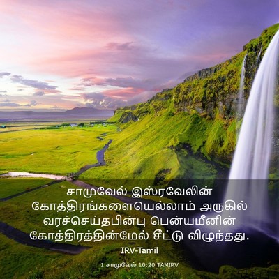 Picture 03 - 1 சாமுவேல் 10:20 TAMIRV - சாமுவேல் - Bible Verse Picture
