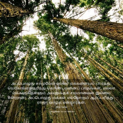 Picture 03 - 1 சாமுவேல் 10:24 TAMIRV - அப்பொழுது - Bible Verse Picture