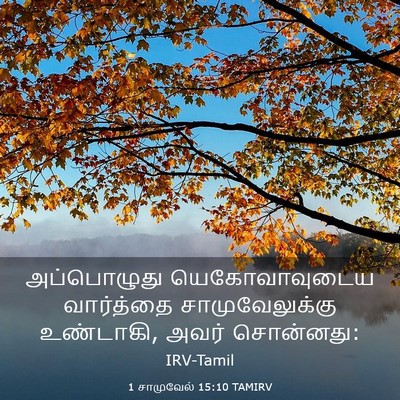 Picture 03 - 1 சாமுவேல் 15:10 TAMIRV - அப்பொழுது - Bible Verse Picture