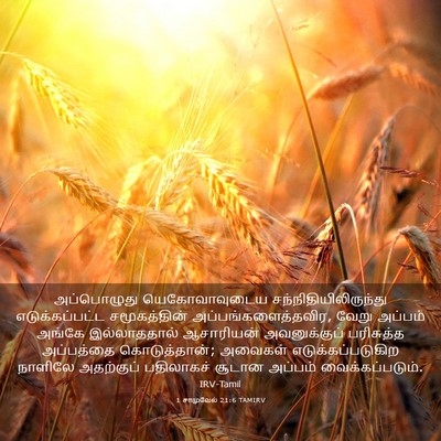 Picture 03 - 1 சாமுவேல் 21:6 TAMIRV - அப்பொழுது - Bible Verse Picture