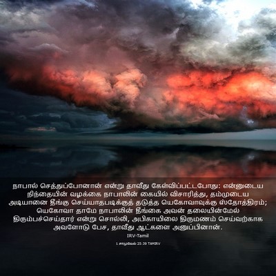 Picture 03 - 1 சாமுவேல் 25:39 TAMIRV - நாபால் - Bible Verse Picture