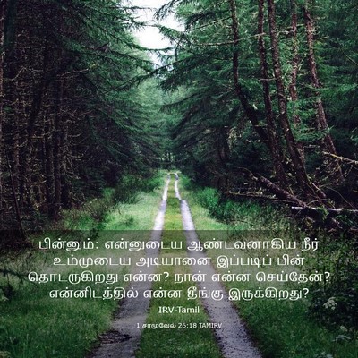 Picture 03 - 1 சாமுவேல் 26:18 TAMIRV - பின்னும்: - Bible Verse Picture