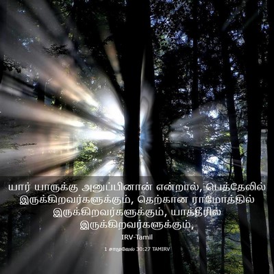 Picture 03 - 1 சாமுவேல் 30:27 TAMIRV - யார் யாருக்கு - Bible Verse Picture