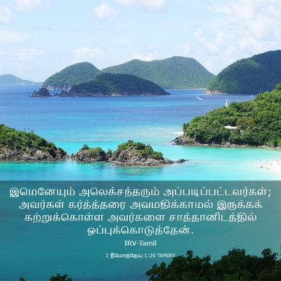 Picture 03 - 1 தீமோத்தேயு 1:20 TAMIRV - இமெனேயும் - Bible Verse Picture