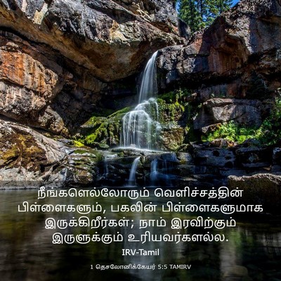 Picture 03 - 1 தெசலோனிக்கேயர் 5:5 TAMIRV - நீங்களெல்லோரும் - Bible Verse Picture