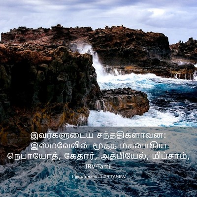 Picture 03 - 1 நாளாகமம் 1:29 TAMIRV - இவர்களுடைய - Bible Verse Picture