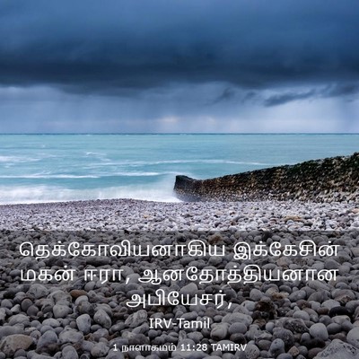Picture 03 - 1 நாளாகமம் 11:28 TAMIRV - தெக்கோவியனாகிய - Bible Verse Picture