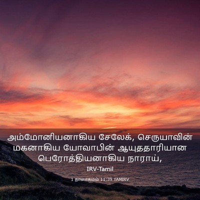 Picture 03 - 1 நாளாகமம் 11:39 TAMIRV - அம்மோனியனாகிய - Bible Verse Picture