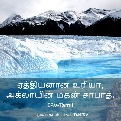 Picture 03 - 1 நாளாகமம் 11:41 TAMIRV - ஏத்தியனான உரியா, - Bible Verse Picture