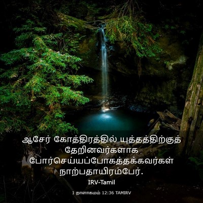 Picture 03 - 1 நாளாகமம் 12:36 TAMIRV - ஆசேர் - Bible Verse Picture