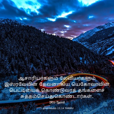 Picture 03 - 1 நாளாகமம் 15:14 TAMIRV - ஆசாரியர்களும் - Bible Verse Picture