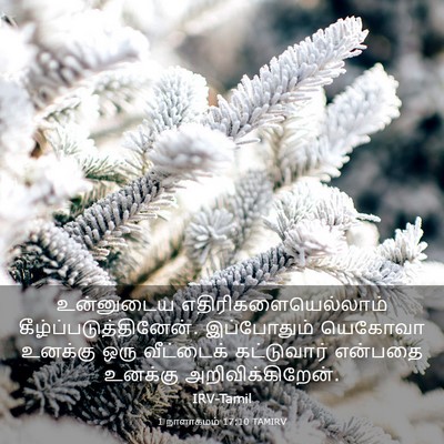 Picture 03 - 1 நாளாகமம் 17:10 TAMIRV - உன்னுடைய - Bible Verse Picture