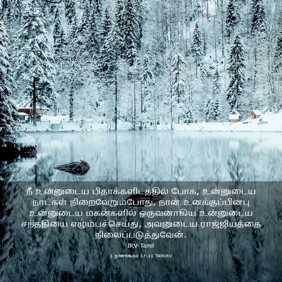 Picture 03 - 1 நாளாகமம் 17:11 TAMIRV - நீ உன்னுடைய - Bible Verse Picture