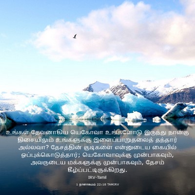 Picture 03 - 1 நாளாகமம் 22:18 TAMIRV - உங்கள் தேவனாகிய - Bible Verse Picture