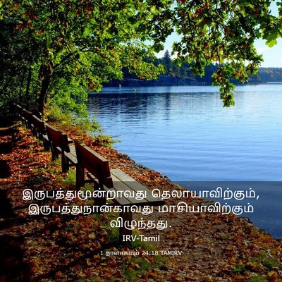 Picture 03 - 1 நாளாகமம் 24:18 TAMIRV -  - Bible Verse Picture