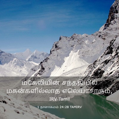 Picture 03 - 1 நாளாகமம் 24:28 TAMIRV - மகேலியின் - Bible Verse Picture