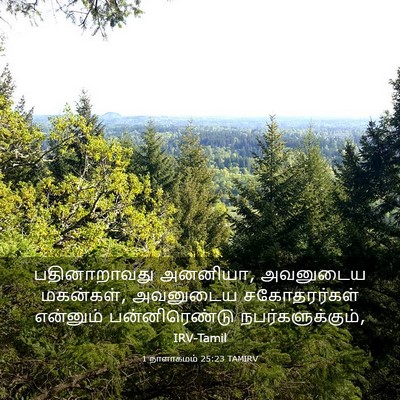 Picture 03 - 1 நாளாகமம் 25:23 TAMIRV - பதினாறாவது - Bible Verse Picture
