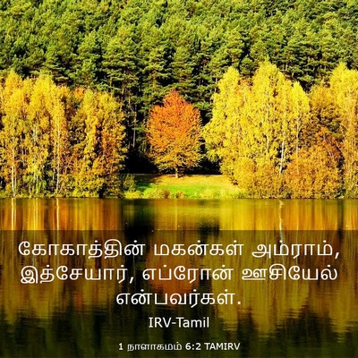 Picture 03 - 1 நாளாகமம் 6:2 TAMIRV - கோகாத்தின் - Bible Verse Picture