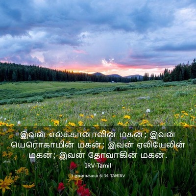 Picture 03 - 1 நாளாகமம் 6:34 TAMIRV - இவன் - Bible Verse Picture