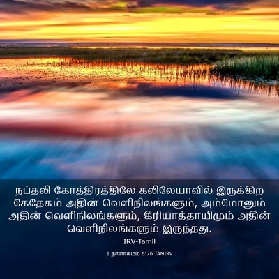 Picture 03 - 1 நாளாகமம் 6:76 TAMIRV - நப்தலி - Bible Verse Picture