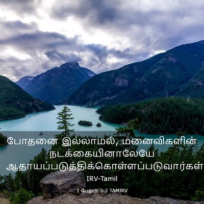 Picture 03 - 1 பேதுரு 3:2 TAMIRV - போதனை இல்லாமல், - Bible Verse Picture