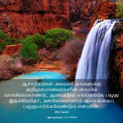 Picture 03 - 2 இராஜாக்கள் 12:5 TAMIRV - ஆசாரியர்கள் - Bible Verse Picture
