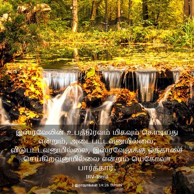 Picture 03 - 2 இராஜாக்கள் 14:26 TAMIRV - இஸ்ரவேலின் - Bible Verse Picture