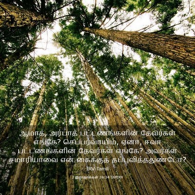 Picture 03 - 2 இராஜாக்கள் 18:34 TAMIRV - ஆமாத், அர்பாத் - Bible Verse Picture