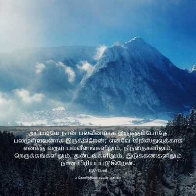 Picture 03 - 2 கொரிந்தியர் 12:10 TAMIRV - அப்படியே நான் - Bible Verse Picture