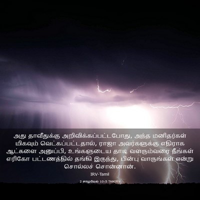 Picture 03 - 2 சாமுவேல் 10:5 TAMIRV - அது தாவீதுக்கு - Bible Verse Picture