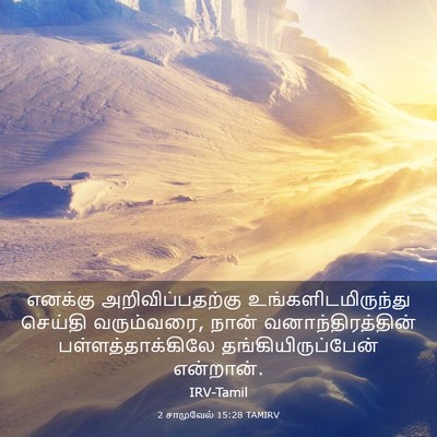 Picture 03 - 2 சாமுவேல் 15:28 TAMIRV - எனக்கு - Bible Verse Picture