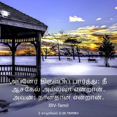 Picture 03 - 2 சாமுவேல் 2:20 TAMIRV - அப்னேர் - Bible Verse Picture
