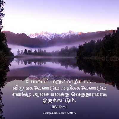 Picture 03 - 2 சாமுவேல் 20:20 TAMIRV - யோவாப் - Bible Verse Picture