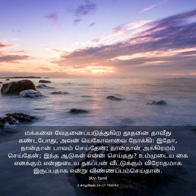 Picture 03 - 2 சாமுவேல் 24:17 TAMIRV - மக்களை - Bible Verse Picture