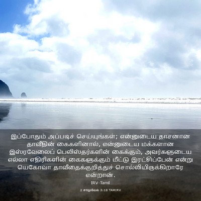 Picture 03 - 2 சாமுவேல் 3:18 TAMIRV - இப்போதும் - Bible Verse Picture