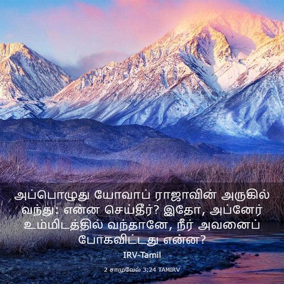Picture 03 - 2 சாமுவேல் 3:24 TAMIRV - அப்பொழுது யோவாப் - Bible Verse Picture